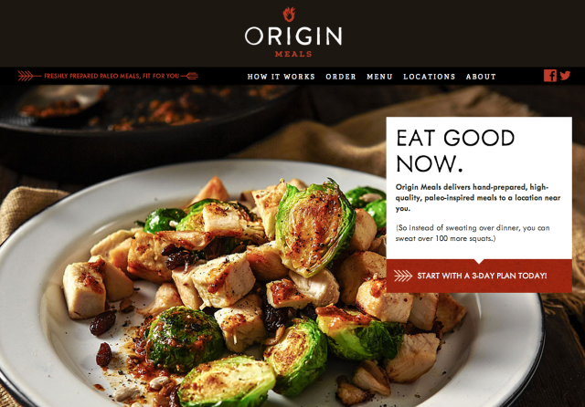 Origin Meals Web